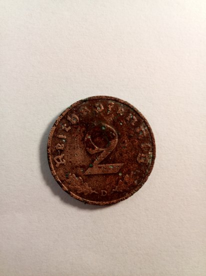 Zwei Pfennig 1938