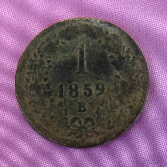 1 krejcar 1859 B