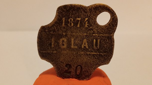 Psí známka 1874 Jihlava