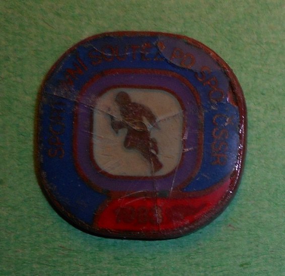 Odznak - soutěž požárních družstev 1983