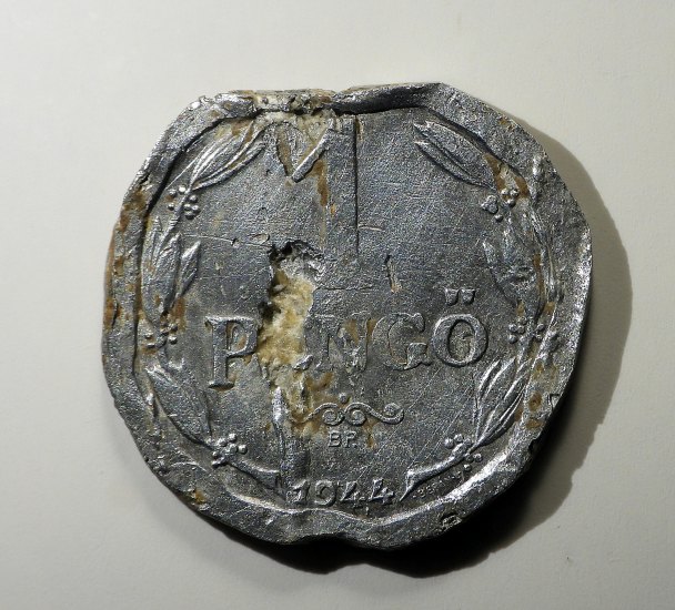 Maďarsko 1 pengő 1944 BP. - mincovňa Budapešť