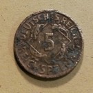 5 Reichspfennig, 1934
