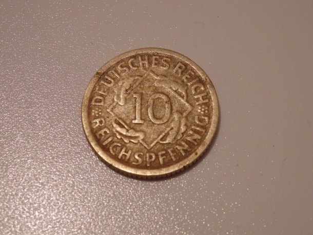 10 Deutsches Reich Rentenpfennig