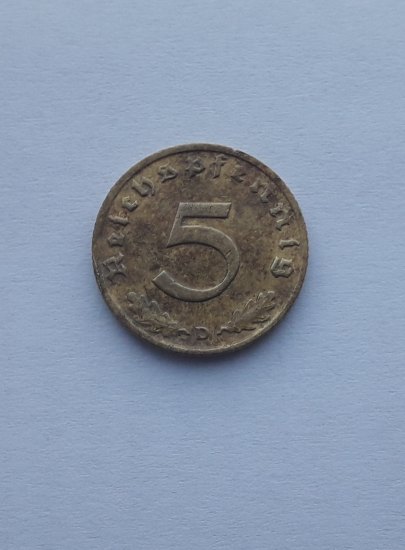 5 reichspfennig 1938