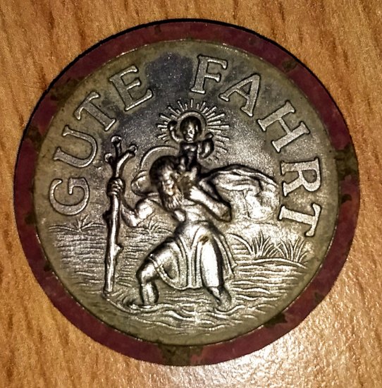 Gute Fahrt (asi) odznak s magnetem zezadu