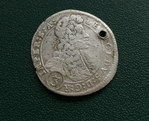 Leopold I. (1657–1705) – 3 Kreuzer (Tříkrejcar- Groš)