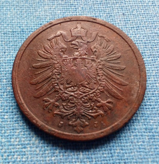 2 pfennig 1875 J