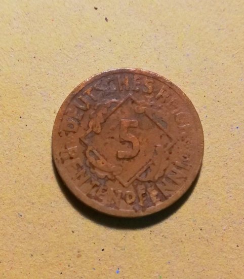 5 Reichspfennig, 1924