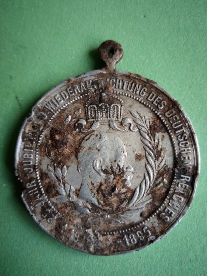 Pamětní medaile 25 let od znovuzaložení německé říše 1895