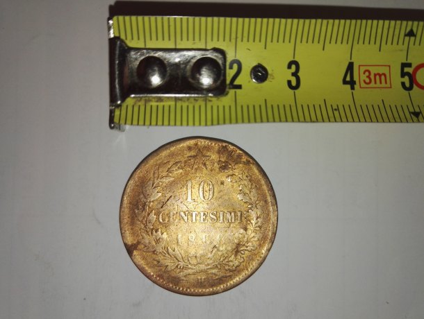 10 Centesimi H rok 1866