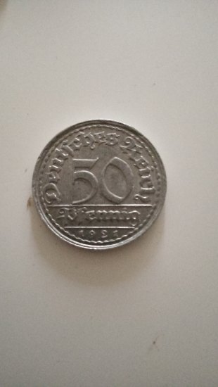 50 reichspfennig 1921 G