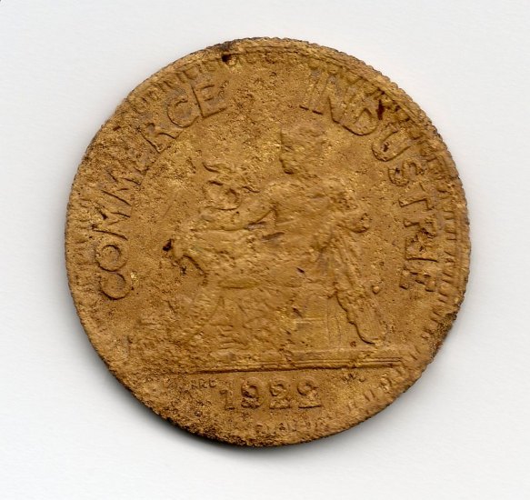 50 centimes, 1922