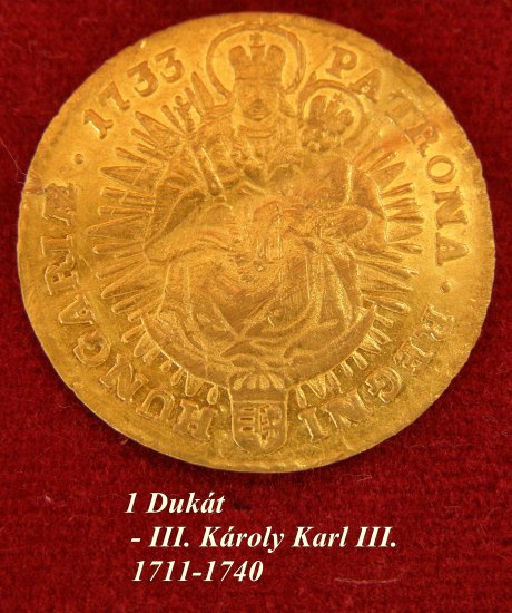 1 Dukát - III. Károly Karl III. 1711-1740