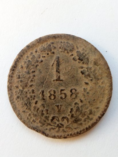 1 Krejcar 1858 V