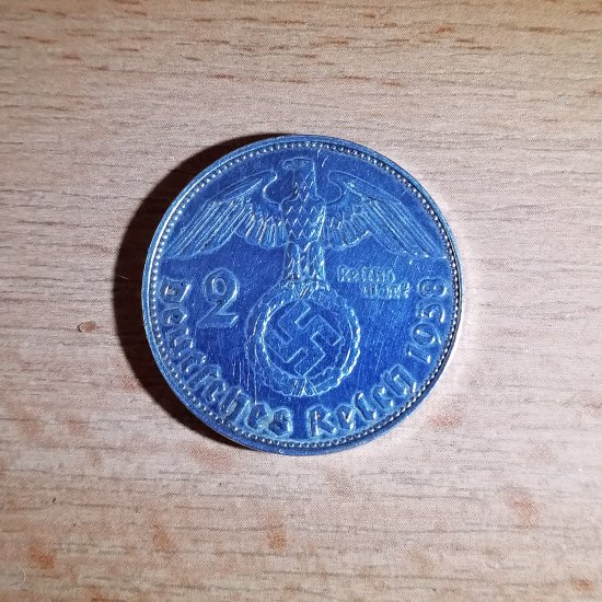 2 říšské marky 1938