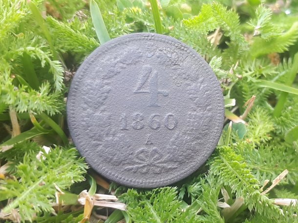 4 krejcar 1860 A