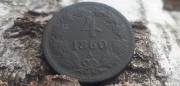 4 krejcar 1860 A