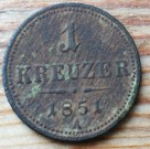 1 Kreuzer 1851
