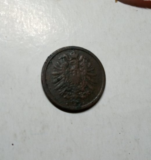 2 deuches reich pfennig 1876