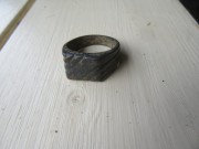 Rumun. mosazný (Au) prsten i s puncem
