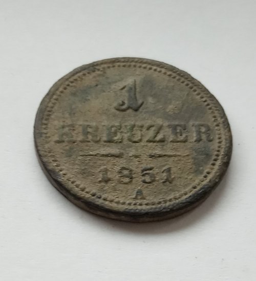 1 krejcar 1851