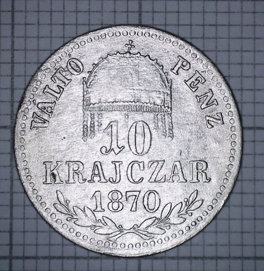 10 Krajczár 1870