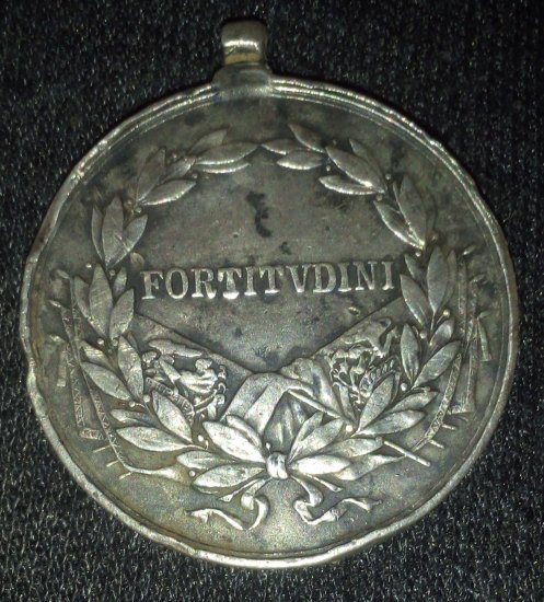 Velká stříbrná medaile za statečnost I. třída 1917- avers