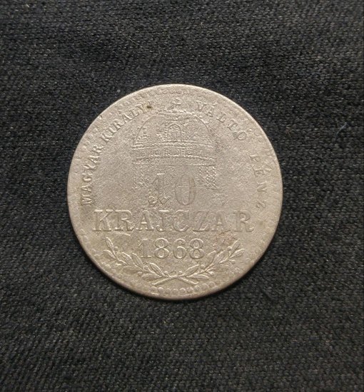 10 Krajczár 1868 K.B