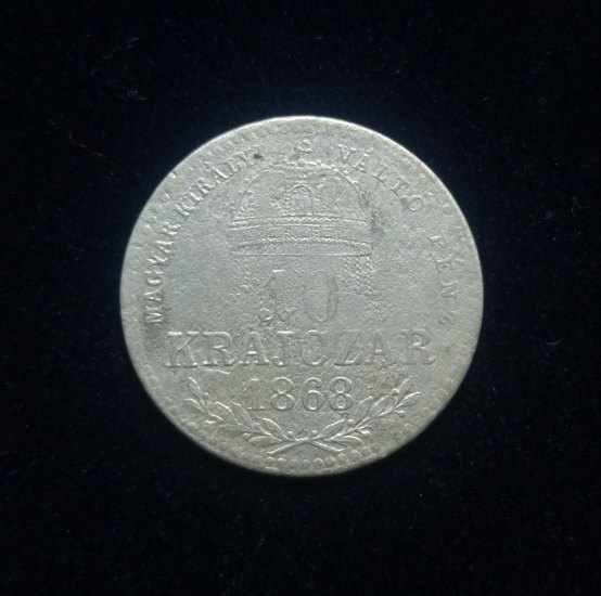 10 Krajczár 1868 K.B