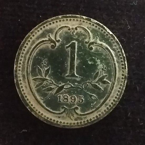1 haléř 1895