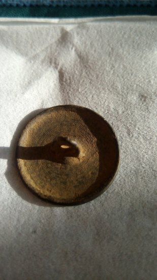 Knoflk bronz s obrázkem 12