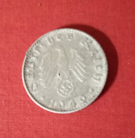 50 reichspfennig 1940 B