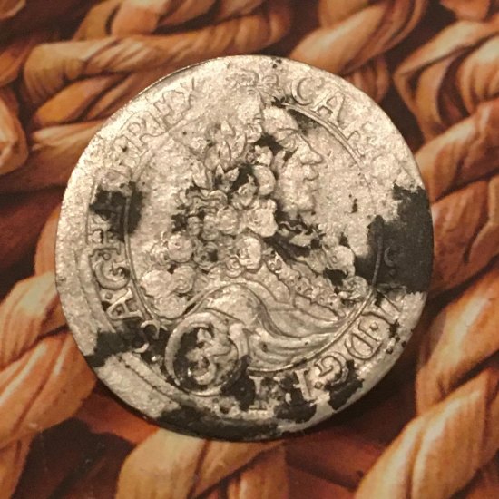 Sen o stříbrňáku - 3 Krejcar Karel VI. 1713 z Rakouska