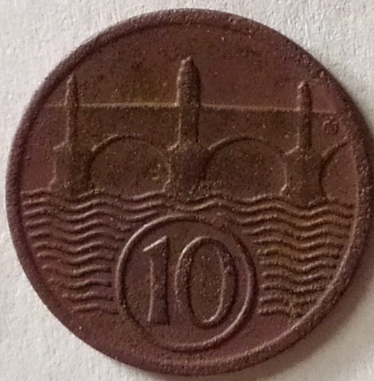 10 haléř 1922