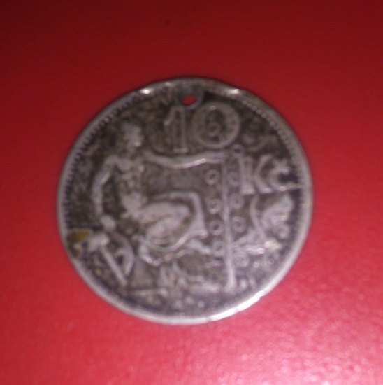 10 koruna stříbrná