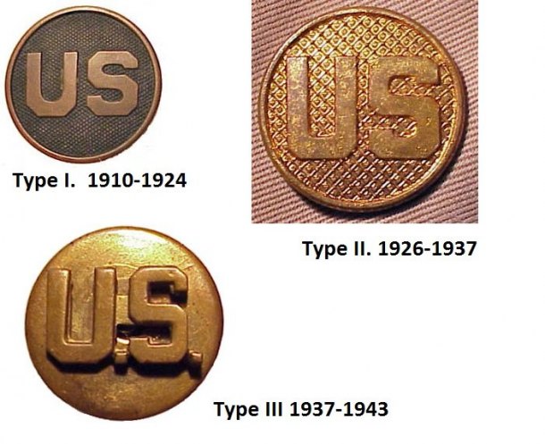 Collar insignia US Type III
