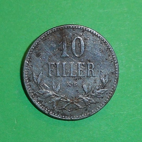 10 Fillér 1918 KB
