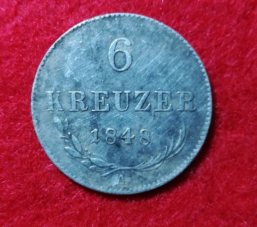 Ferdinand V. (1835–1848) – 6 Kreuzer (Šestikrejcar)