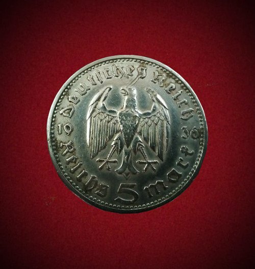 ►5 Reichsmark 1936 A◄