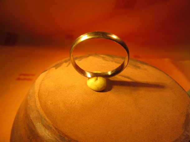 Snubní zlatý prsten - svadba  6. 8. 1922