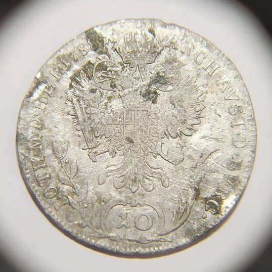 10 Kreuzer, Josef II., 1788