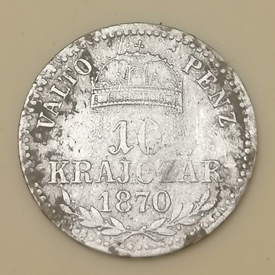 10 Krajczár 1870