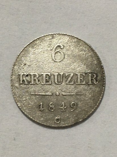 Stříbrňák 1849