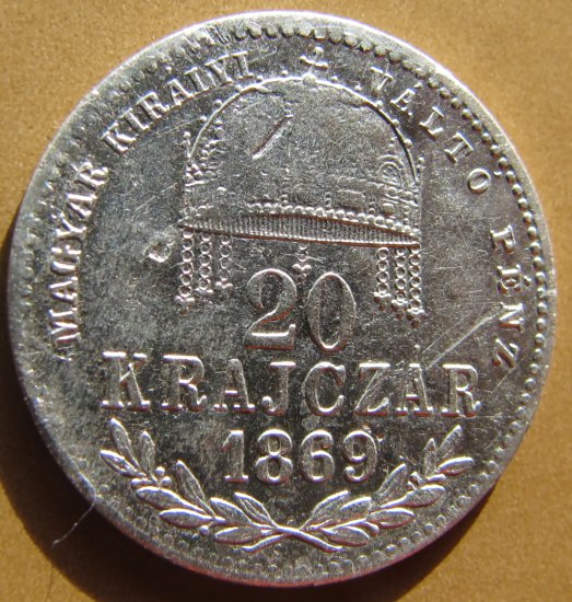 20 Krejczár 1869