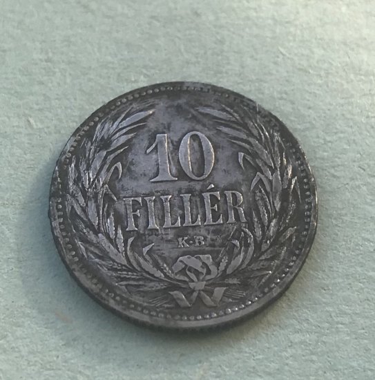 10 FILLÉR 1894