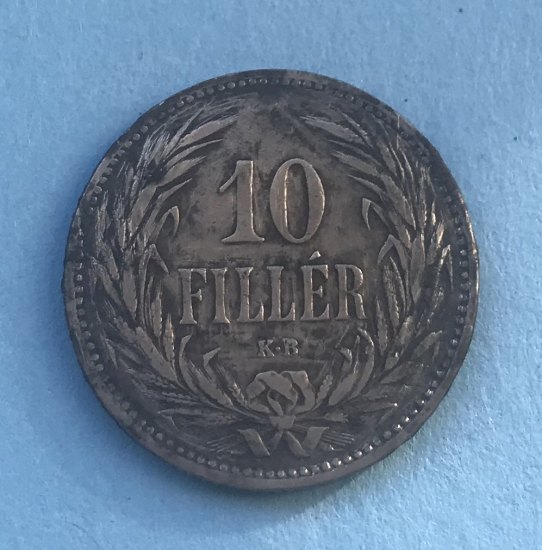 10 FILLÉR 1894