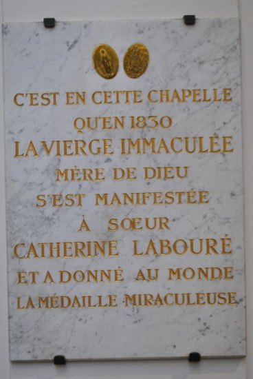 Zjevení PM v Paříži r.1830