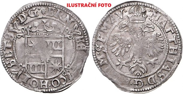 Stříbrný fragment - 1 Schreckenberger (Ernst III / 1601-1622)