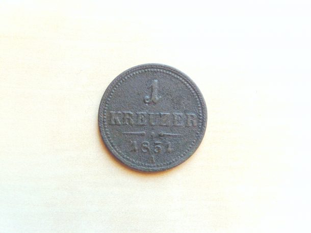 1 kreuzer 1851A