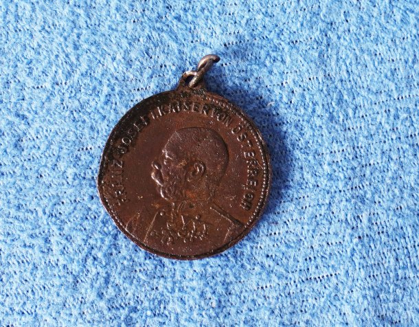 Pamětní medaile příjezd císaře do Lípy